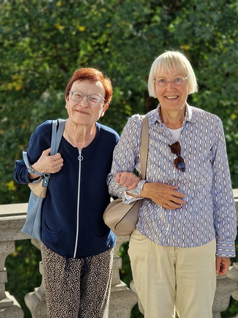 Elisabeth Hawlik und Leopoldine Halbmayr