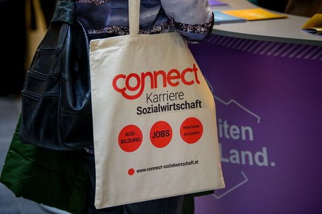 Werbetasche connect Karrieremesse