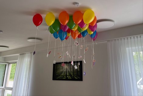 Vorbereitung Luftballons