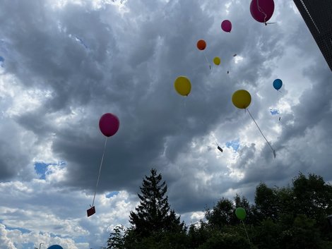 Luftballonstart