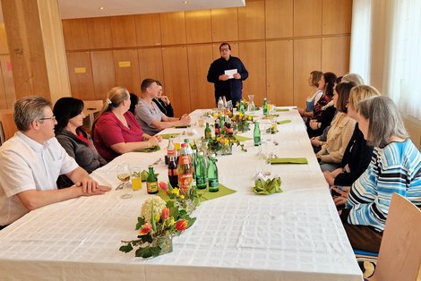 PD Günter Schwarzlmüller begrüßt Gäste