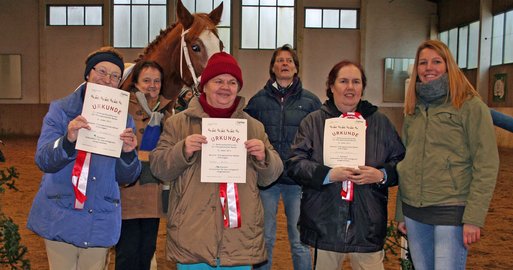 Gruppenfoto vom Reitturnier