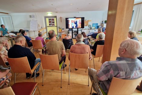 Filmvorführung im Festsaal LPBZ Christkindl
