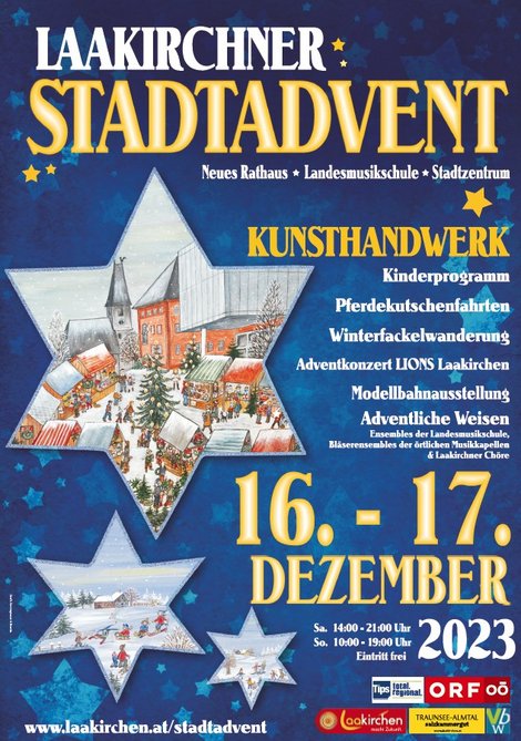 Ankündigung Laakirchner Stadtadvent