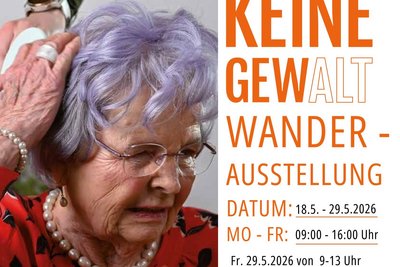 Plakat Wanderausstellung "Halt keine Gewalt"