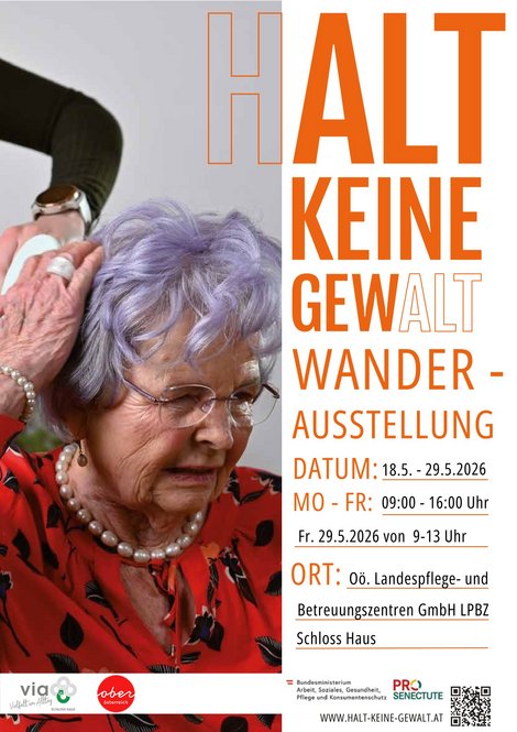 Plakat Wanderausstellung "Halt keine Gewalt"