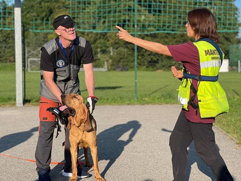 Mantrail Gmunden 2 Personen 1 Hund