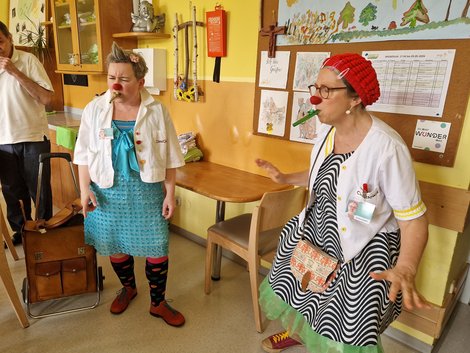 Musizierende Cliniclowns