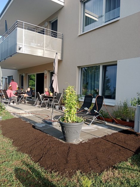 fertige Terrasse WG Laakirchen