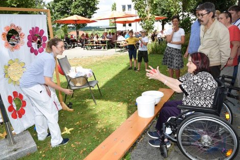 Spiele beim Sommerfest