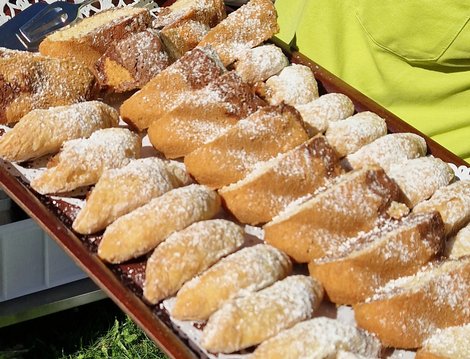 Mehlspeise bei Erntedankfest