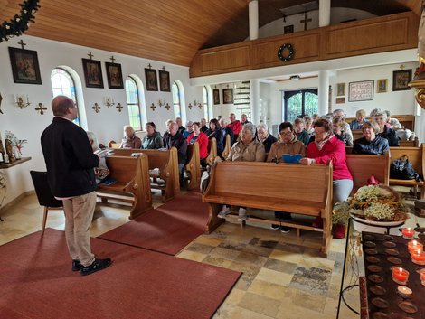 Andacht der ehrenamtlichen MitarbeiterInnen in der Kirche