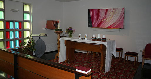 Altar in der Kapelle