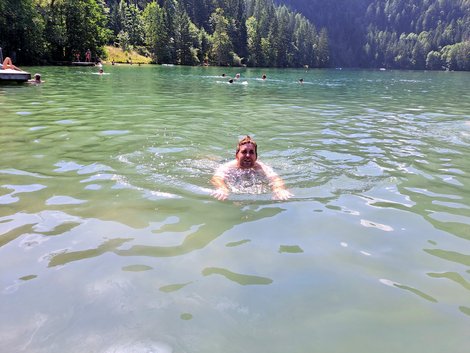 Schwimmen im Gleinkersee