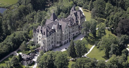 Schloss Cumberland aus der Vogelperspektive